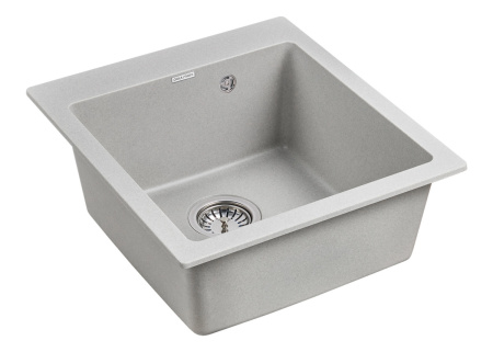 Кухонная мойка Paulmark KANTE 45 PM104651-GR 45х50 цвет серый